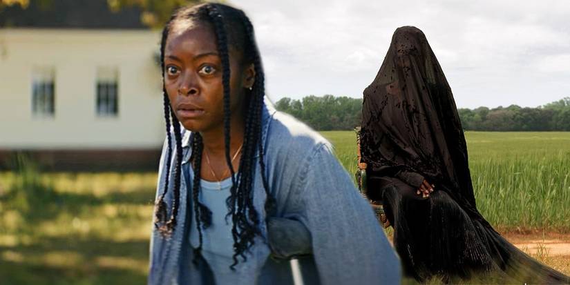 Danielle Deadwyler and the woman in The Woman in the Yard