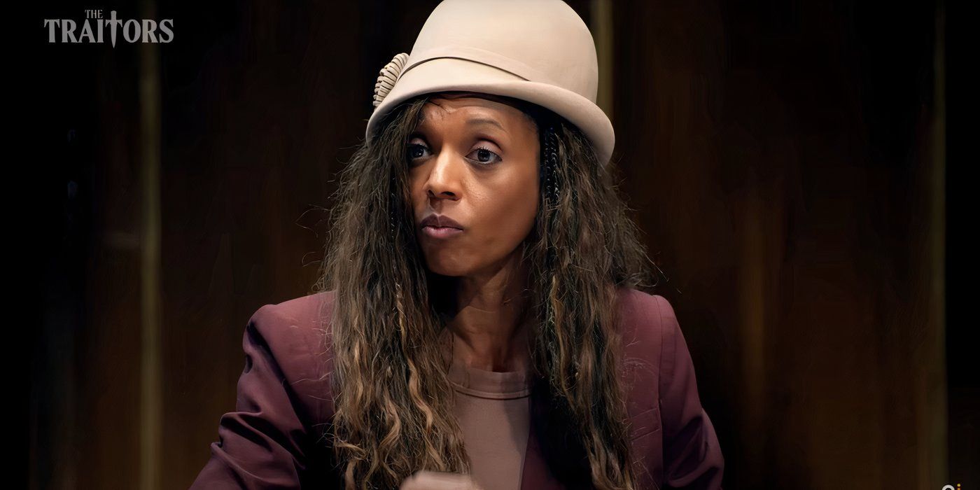 Danielle Reyes at the round table on The Traitors