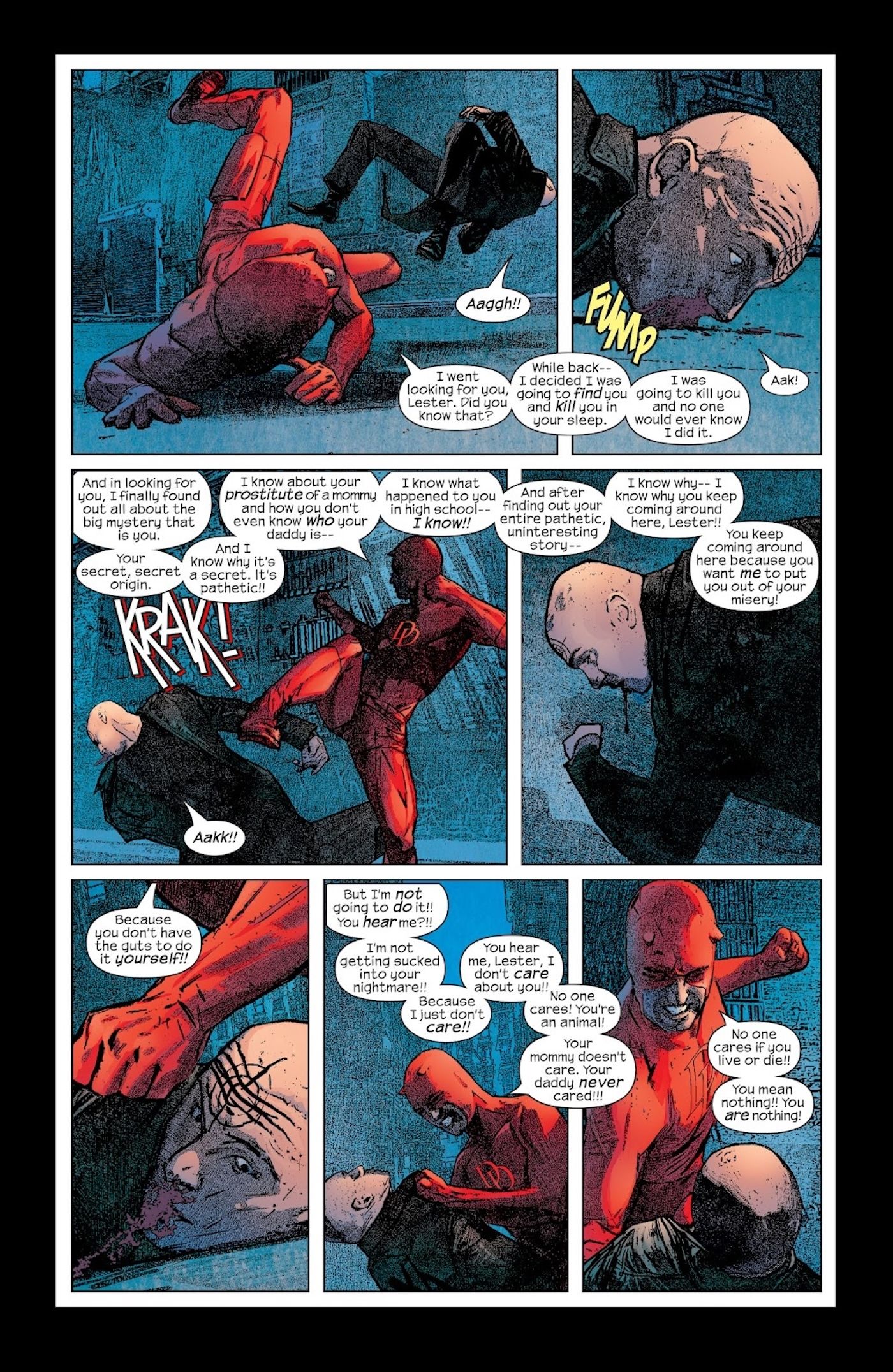 Daredevil Fights Bullseye