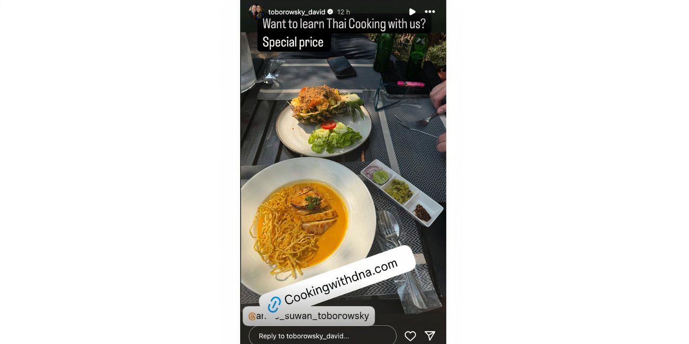David Toborowsky in 90 Day Fiance on Instagram Story