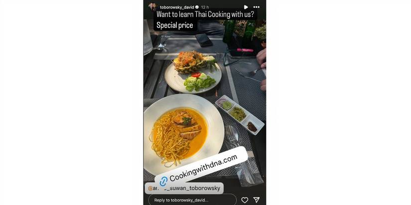 David Toborowsky in 90 Day Fiance on Instagram Story