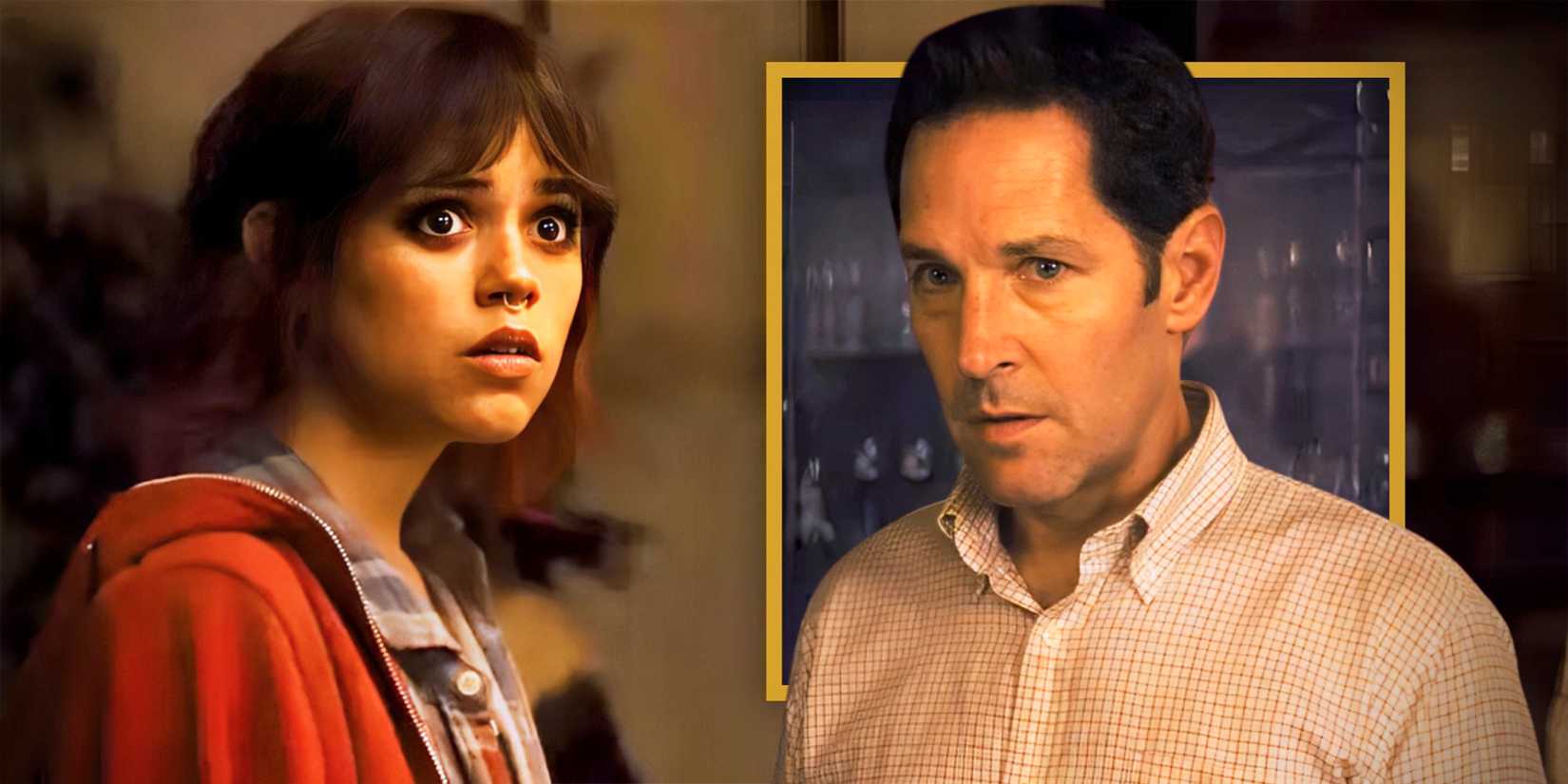 Paul Rudd & Jenna Ortega in Death of a Unicorn