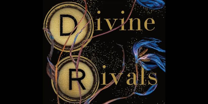 Divine Rivals Cover cropped against a black background