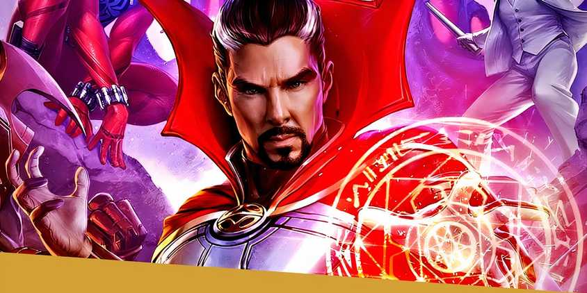 Benedict Cumberbatch's Doctor Strange casting a spell.