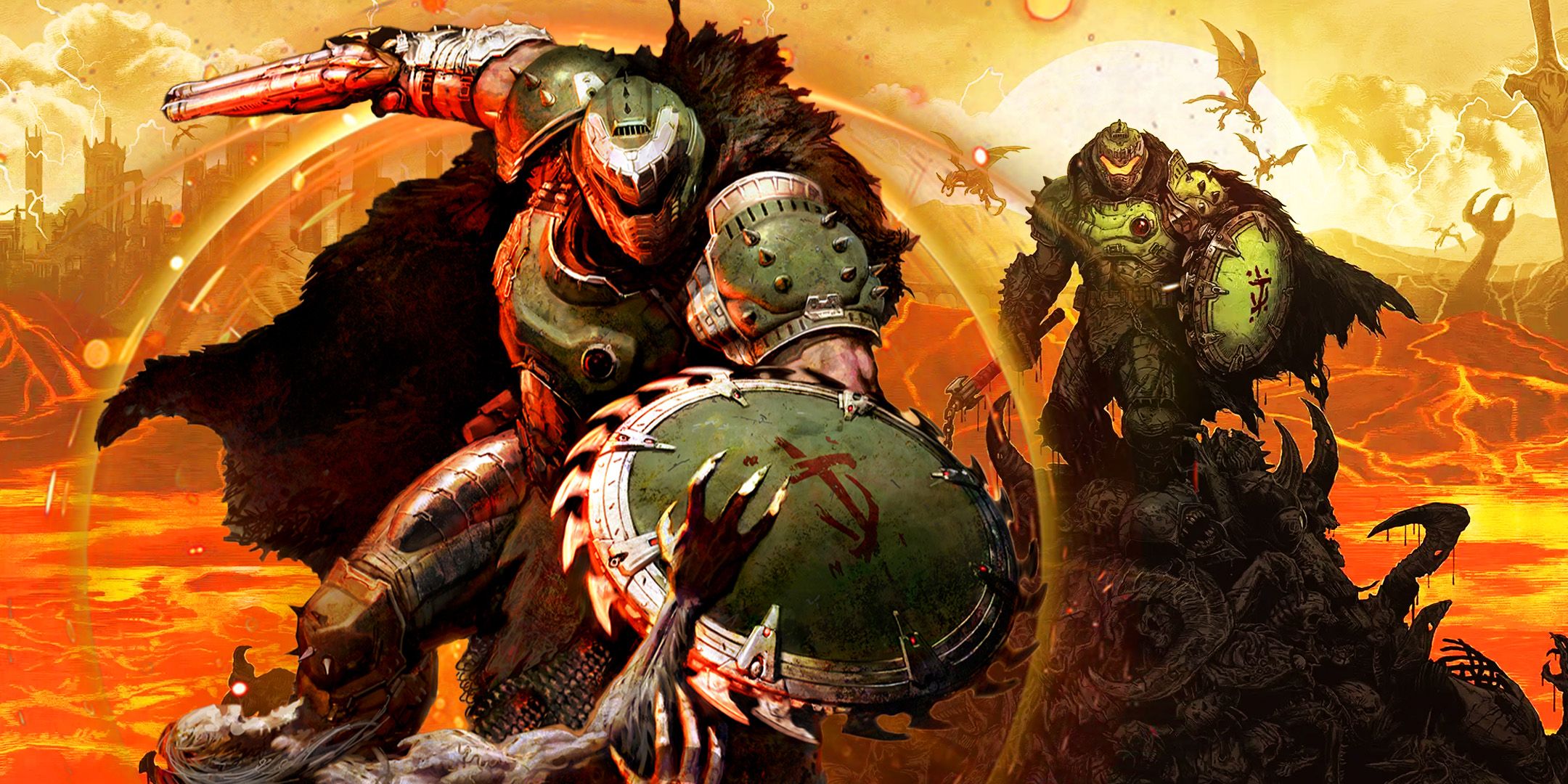 DOOM The Dark Ages character fighting