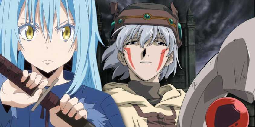 Dot Hack's Tsukasa and Rimuru from That Time I Got Reincarnated as a Slime.