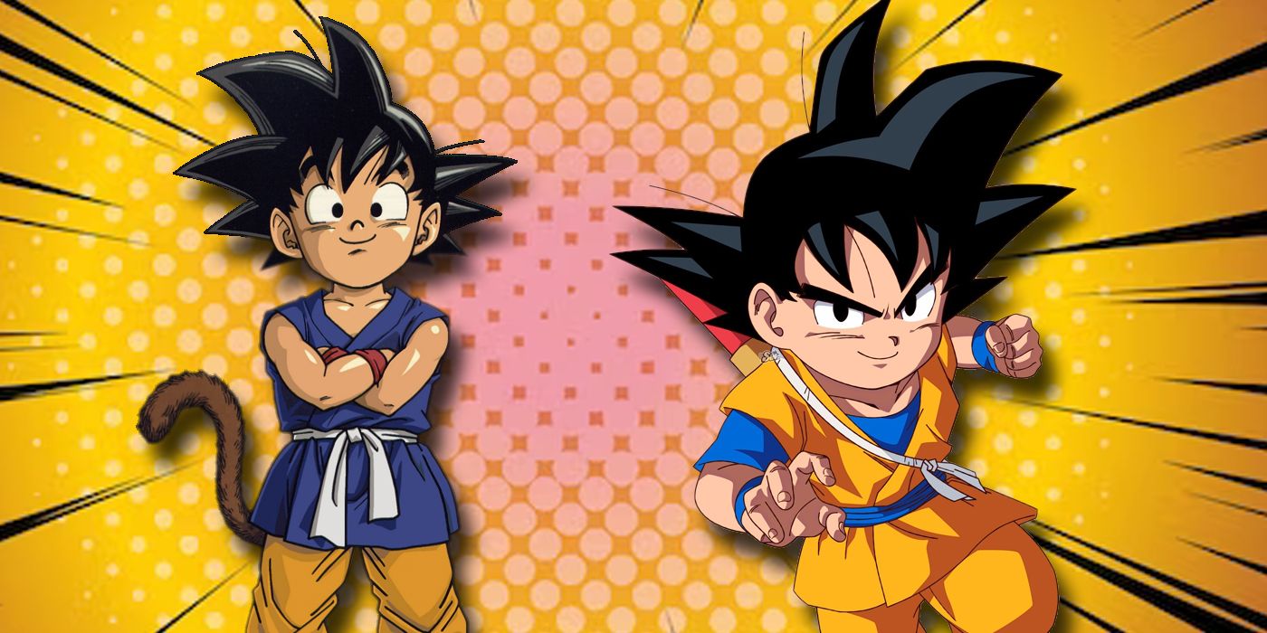 Goku in his Daima and GT appearances.