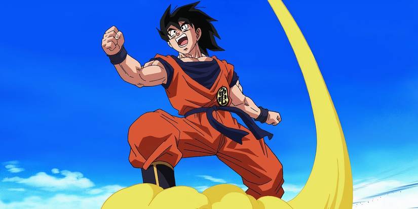 Goku flying on Nimbus in the opening of Dragon Ball Z Kai.