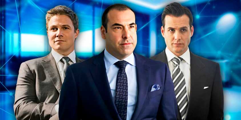 Custom image featuring Ted Black, Louis Litt, and Harvey Specter