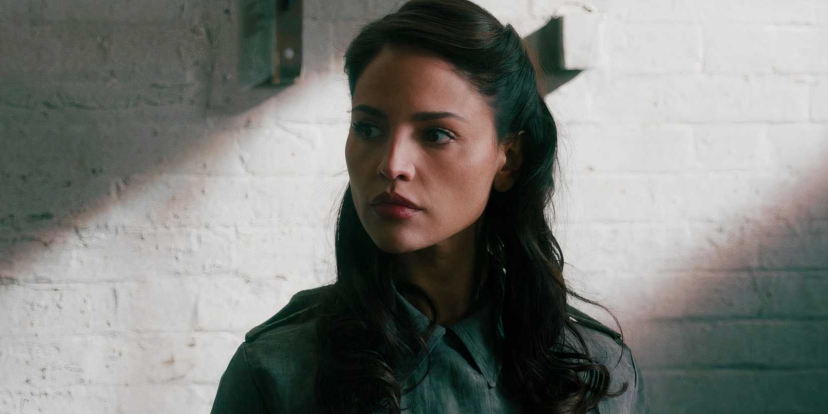 Eiza Gonzalez as Marjorie Stewart in The Ministry of Ungentlemanly Warfare
