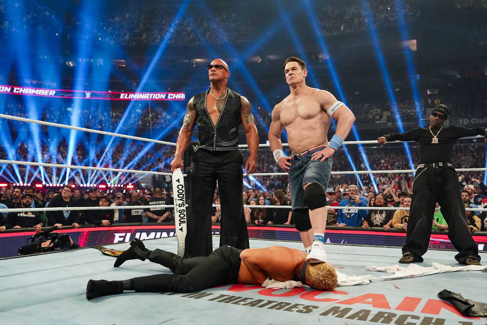 The Rock and John Cena