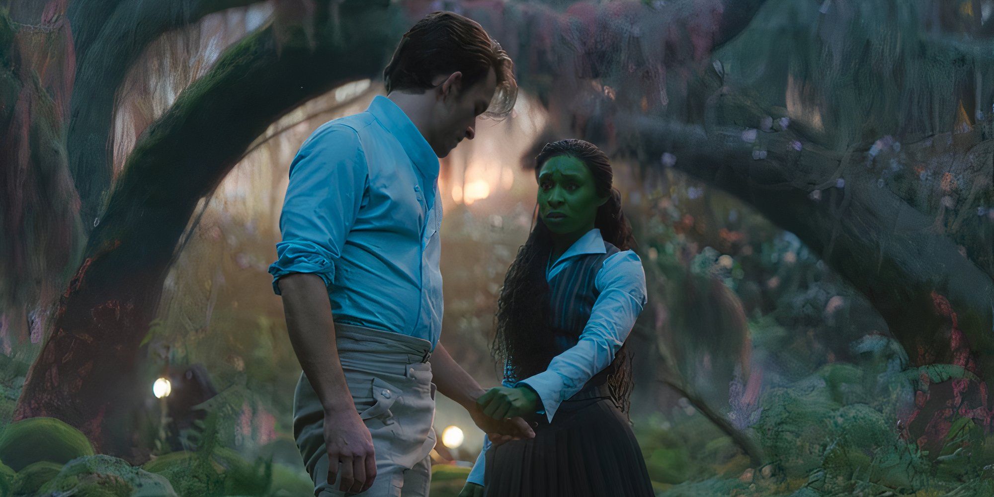 Elpahaba and Fiyero in Wicked