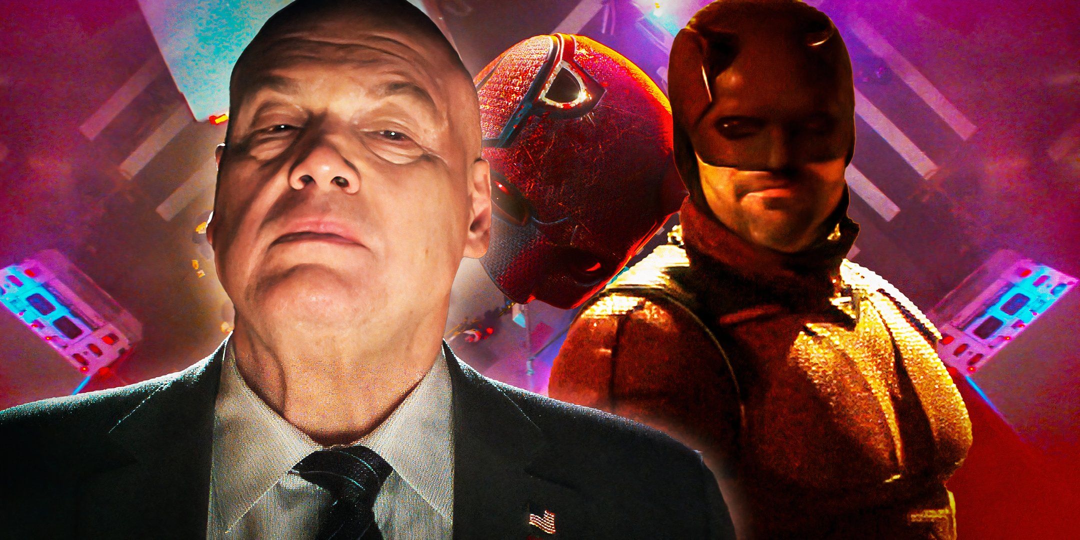 Kingpin and Daredevil from Daredevil Born Again