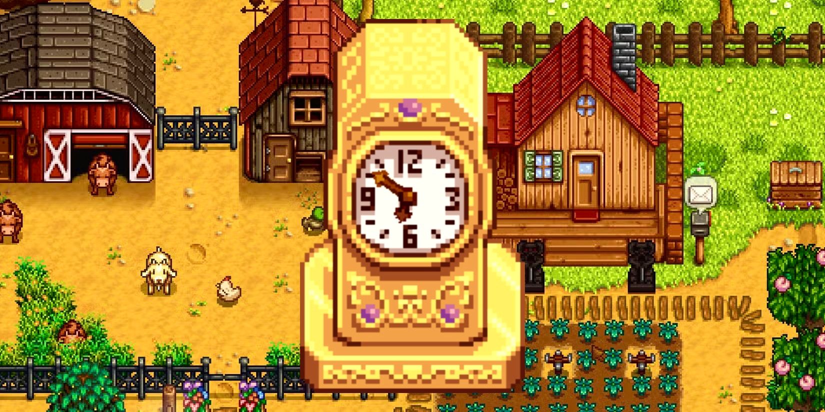 Stardew Valley Gold Clock