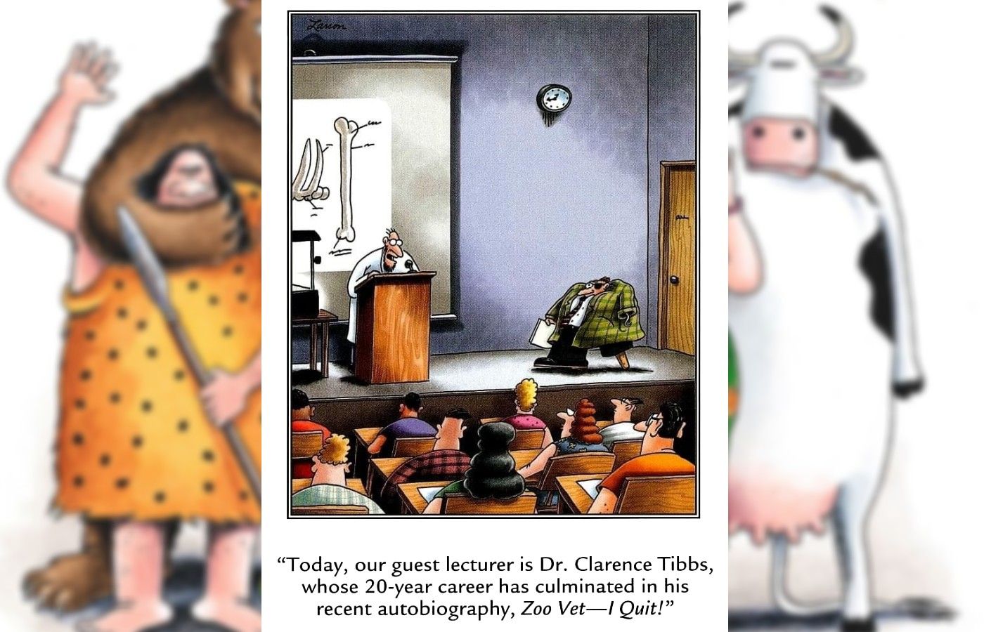 far side comic zoo vet I quit