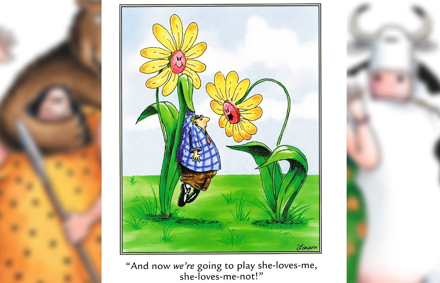 far side flowers attack human