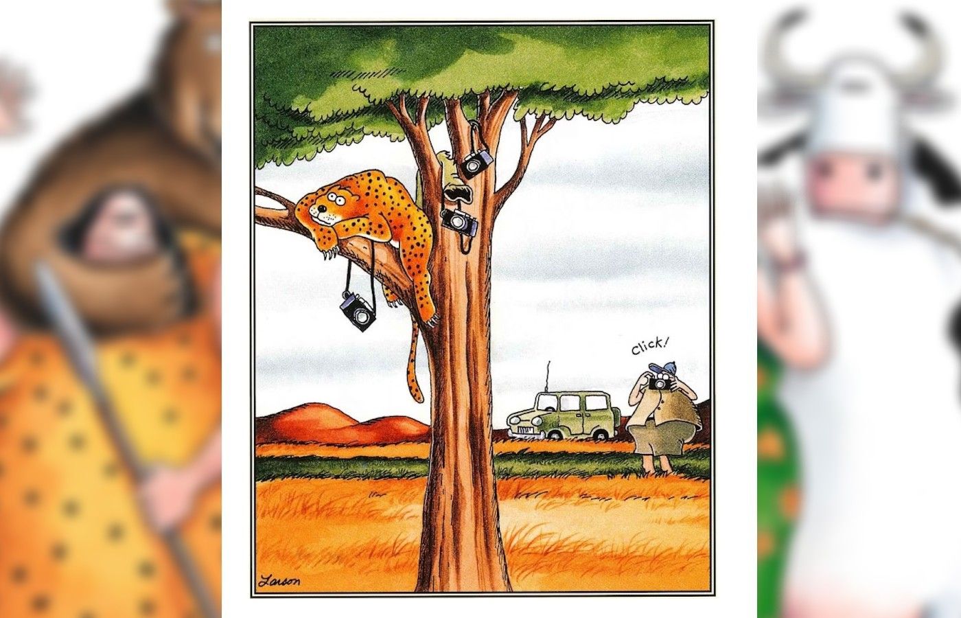 far side leopard