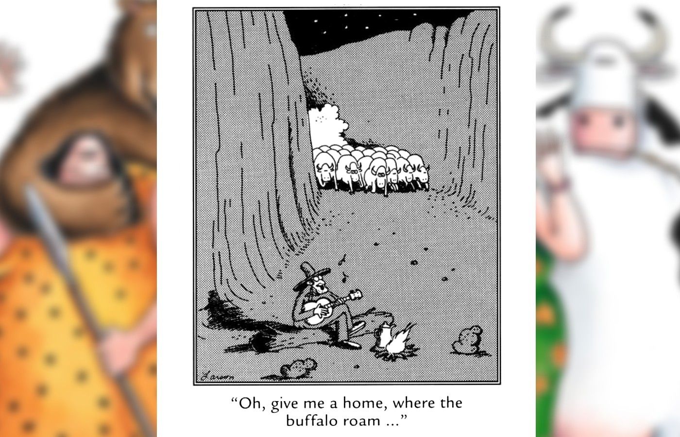 far side stampede comic