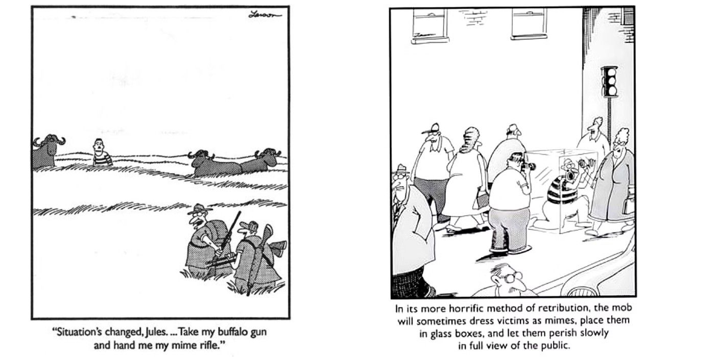far side vs mimes