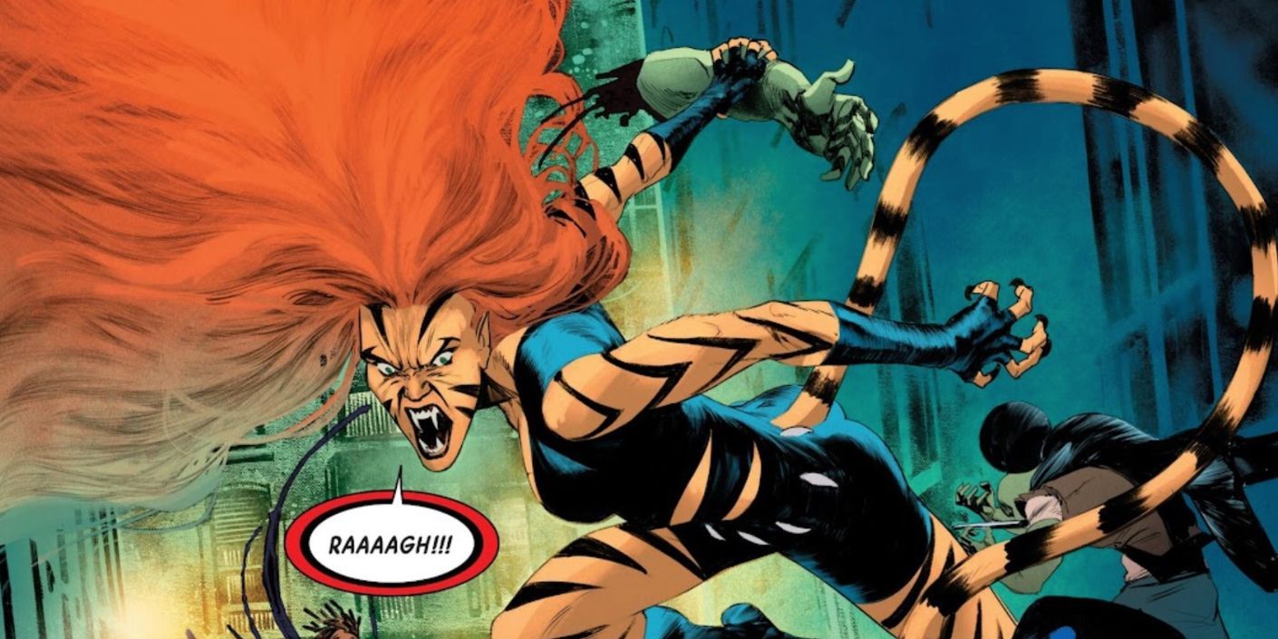 MoonKnight: Fist of Khonshu #5 - Tigra attacks