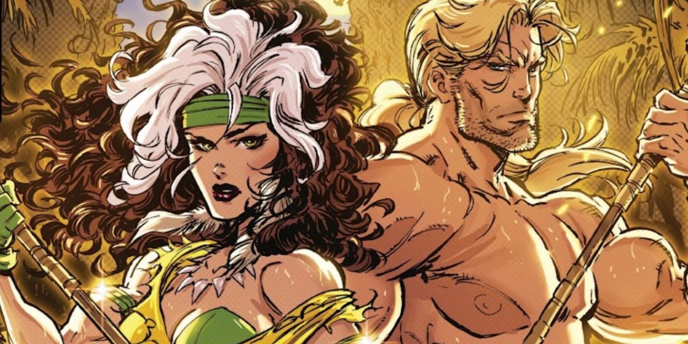 Rogue: The Savage Land - Cover art of Rogue and Ka-Zar