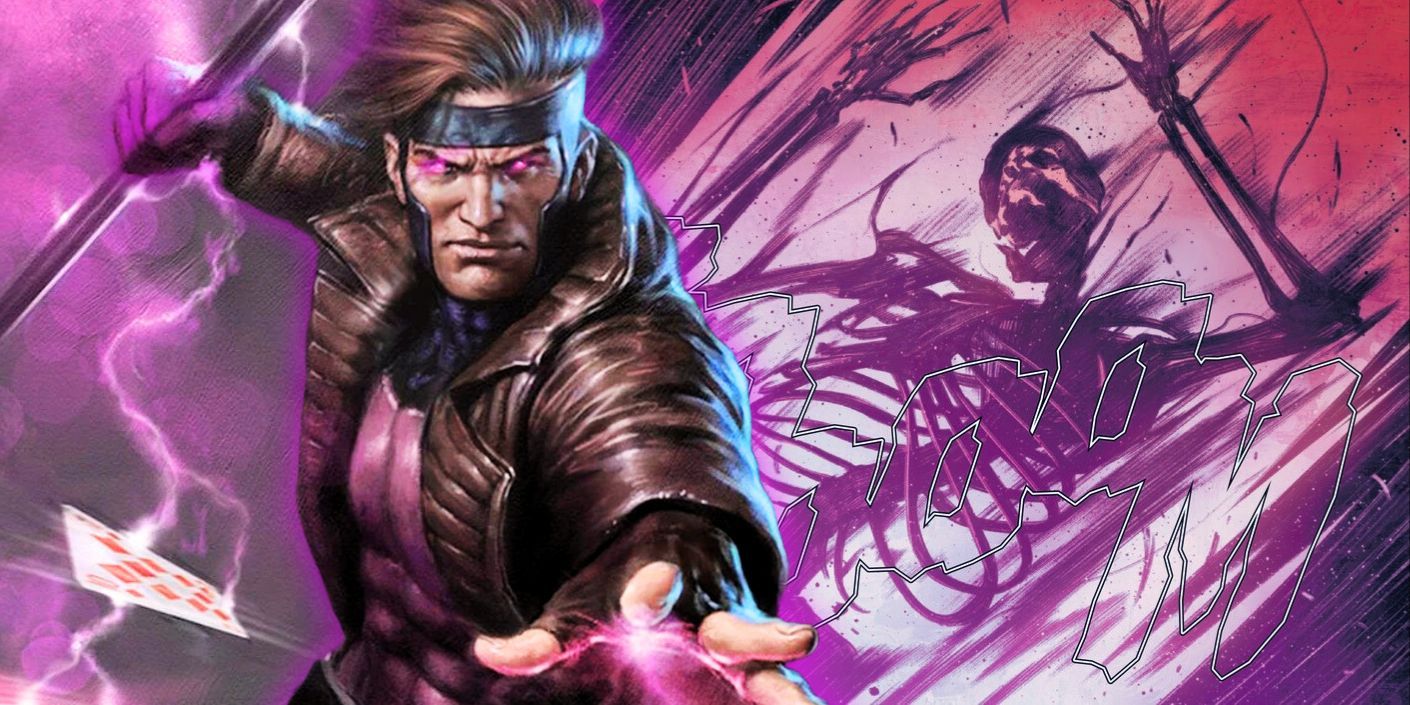 Custom Image of Gambit and a skeleton