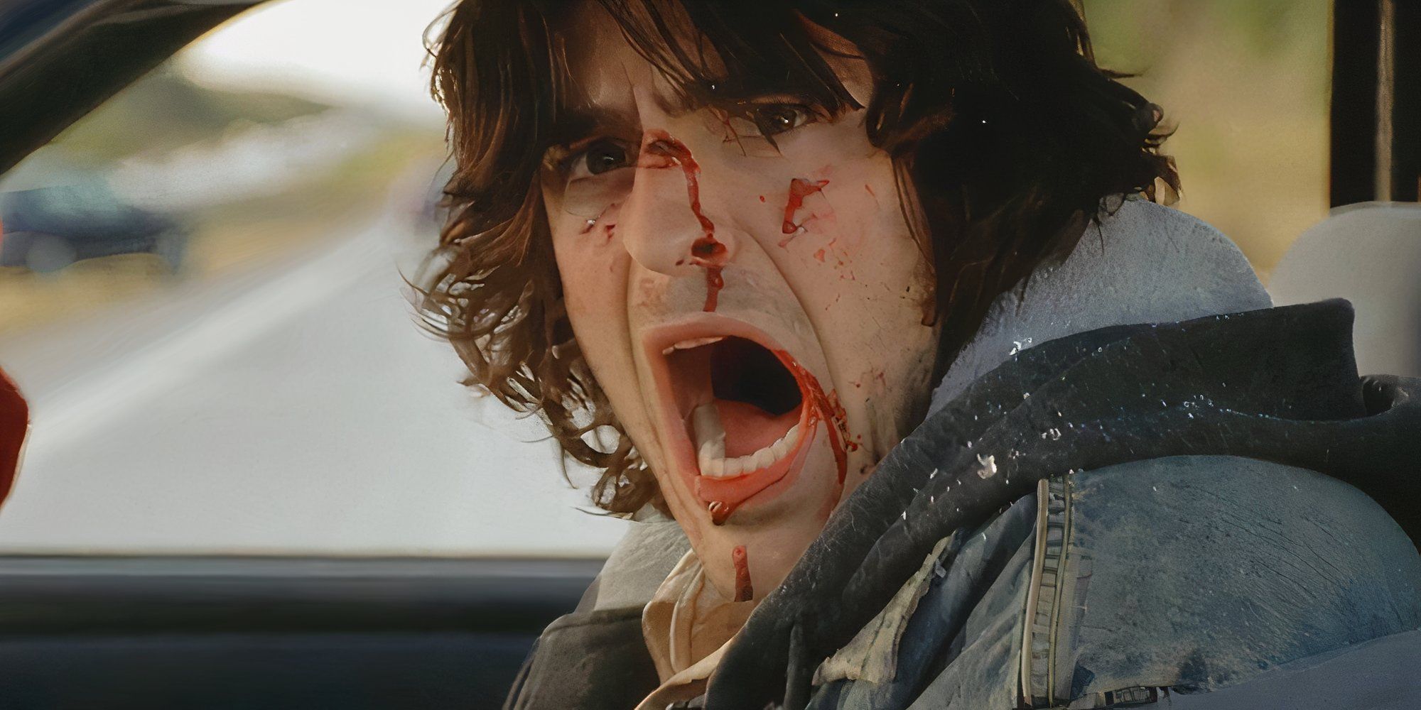 A driver is screaming in Final Destination 2