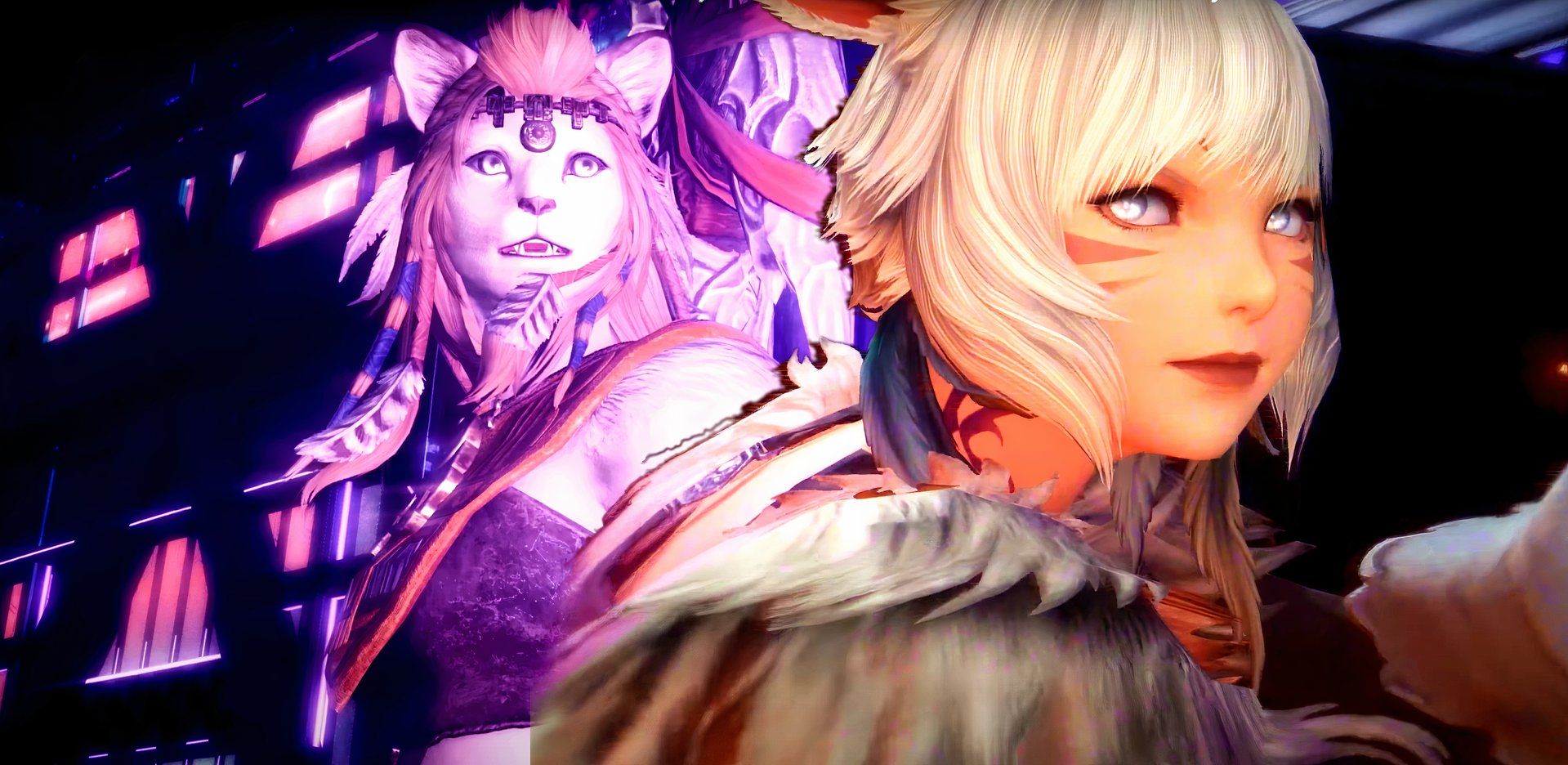 Final Fantasy xiv characters from dawntrail trailer for patch 72