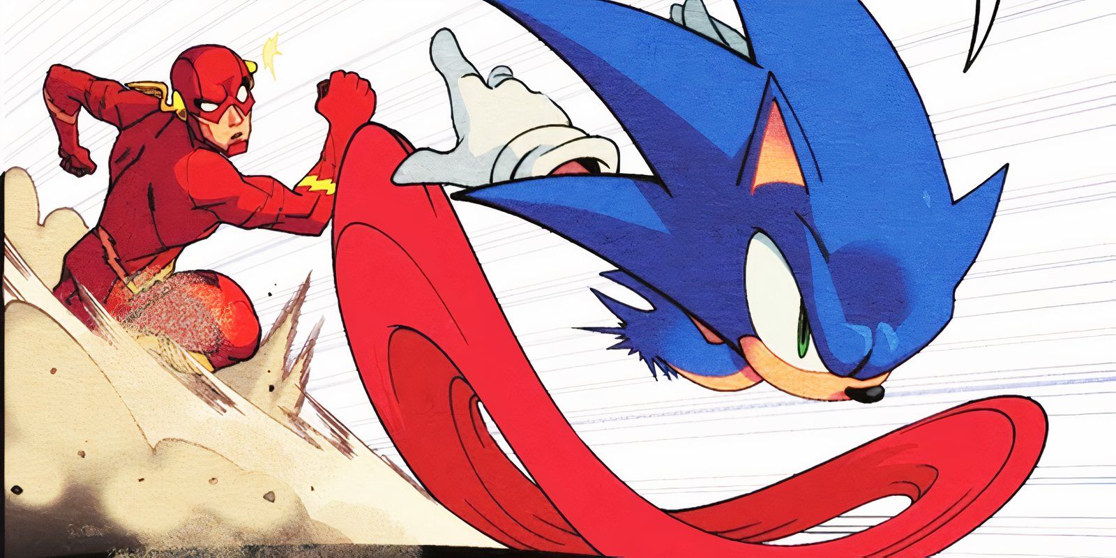 Flash vs Sonic the Hedgehog