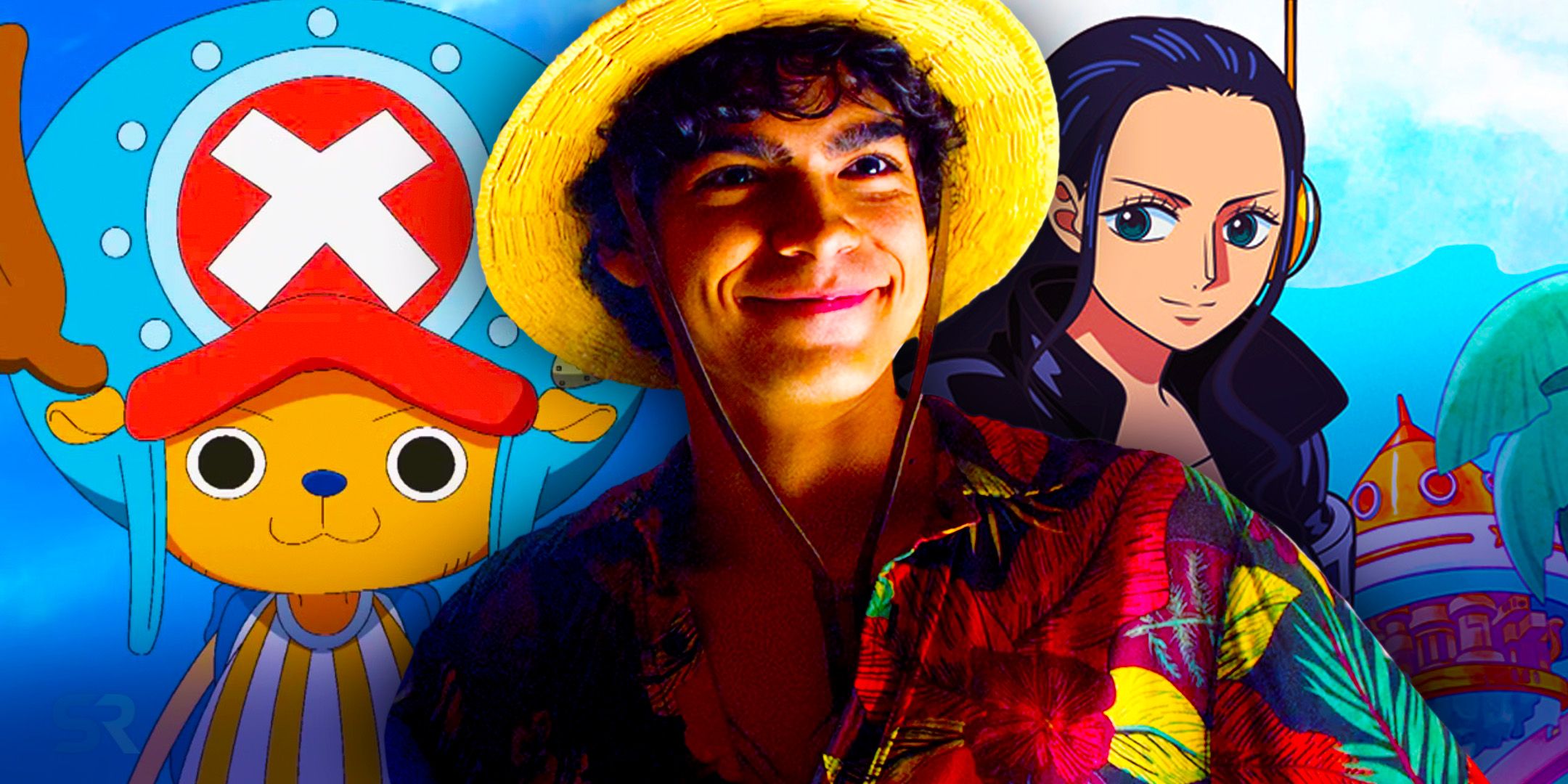 Custom image of Chopper, Luffy, and Robin in One Piece