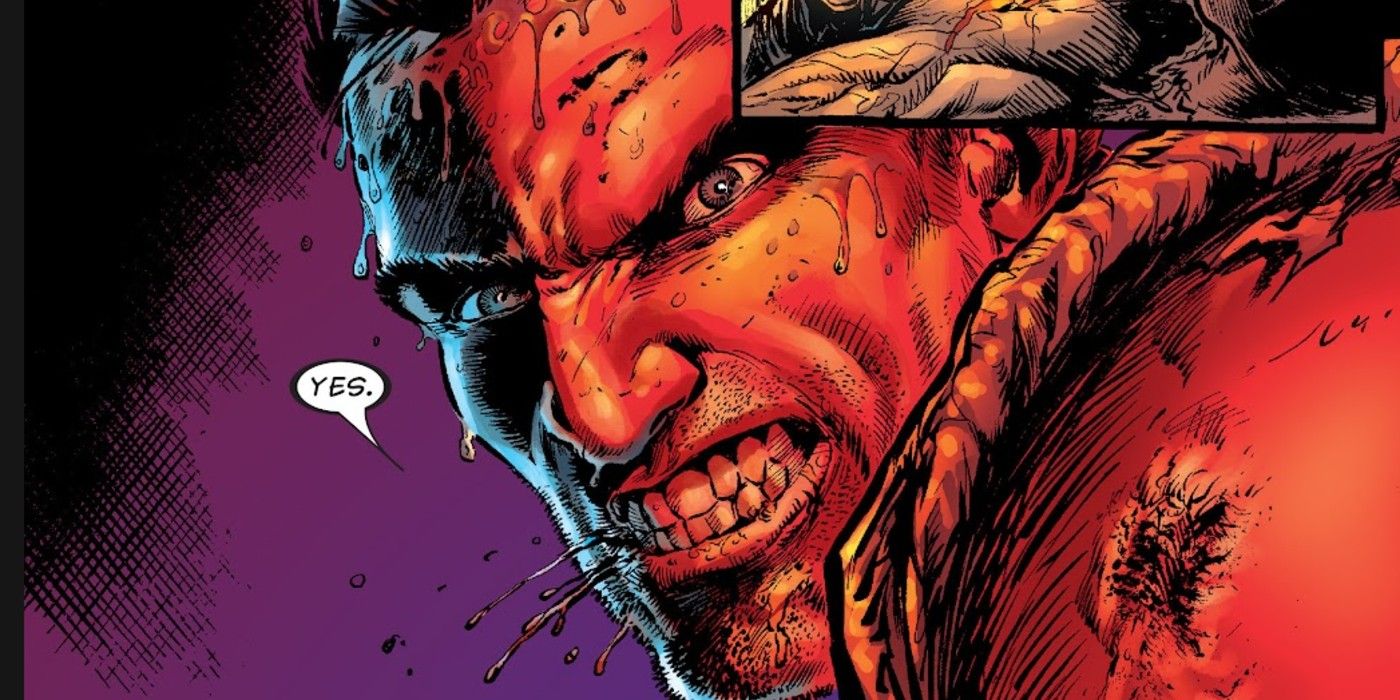 Frank Castle makes a deal with Death in The Punisher Born #4