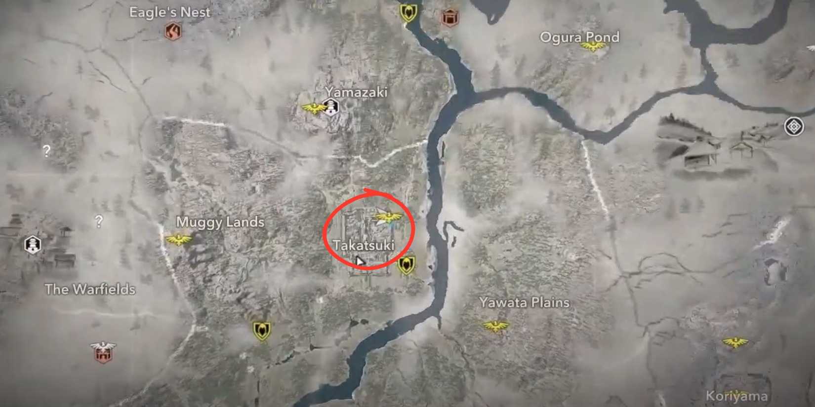 The location for Fujichika Nakayama in AC Shadows