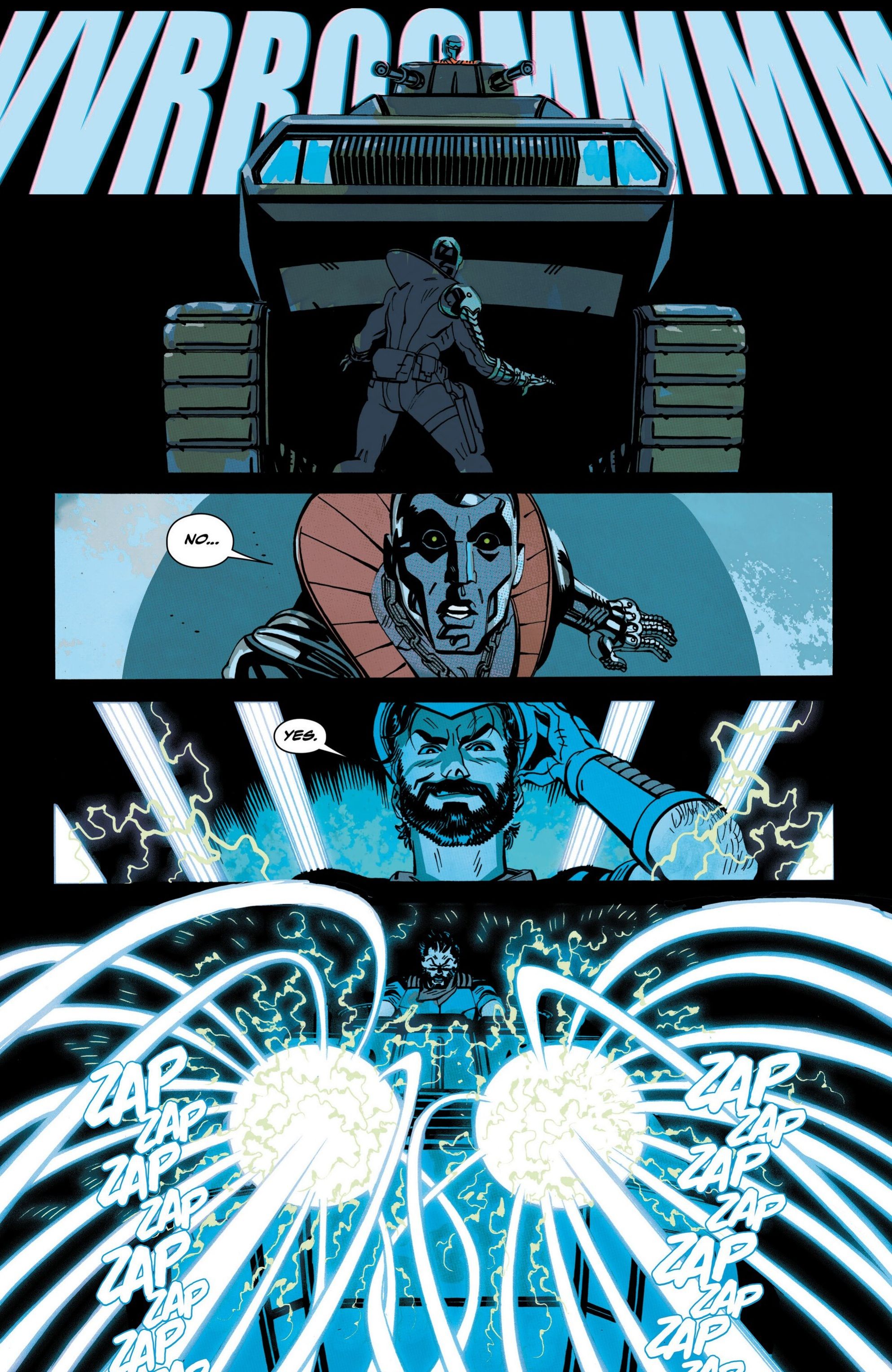 G.I. Joe #5 CLutch saves the day in a HISS tank