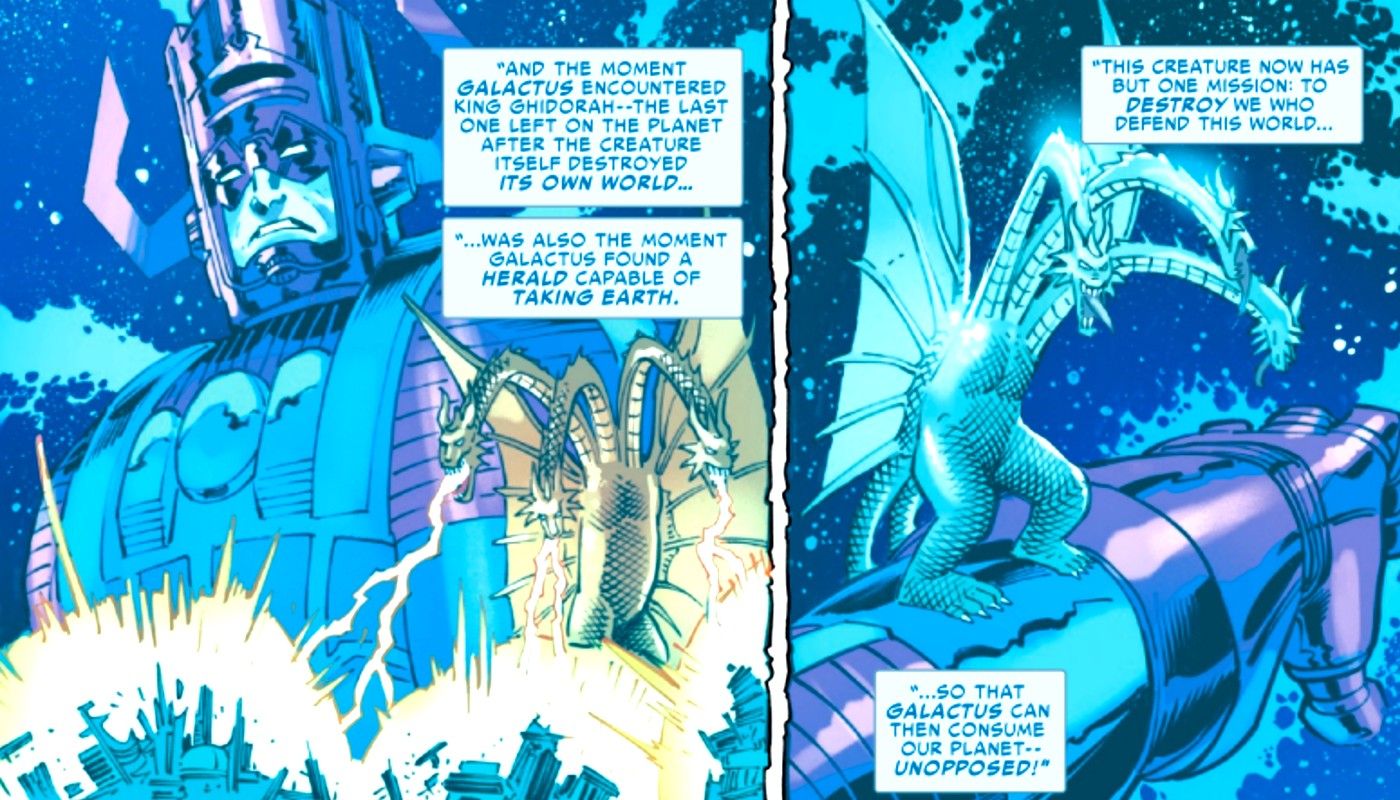 GALACTUS TURNS GODZILLA&rsquo;S KING GHIDORAH INTO HIS NEW HERALD