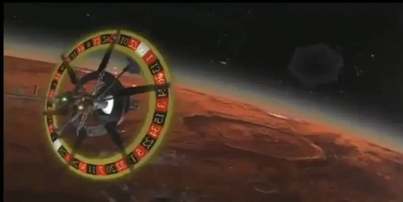 Gambling ship in Cowboy Bebop