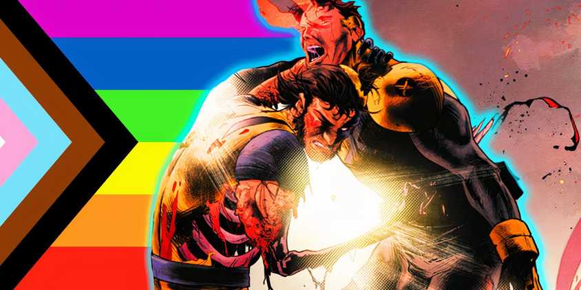 Gay wolverine cyclops stab
