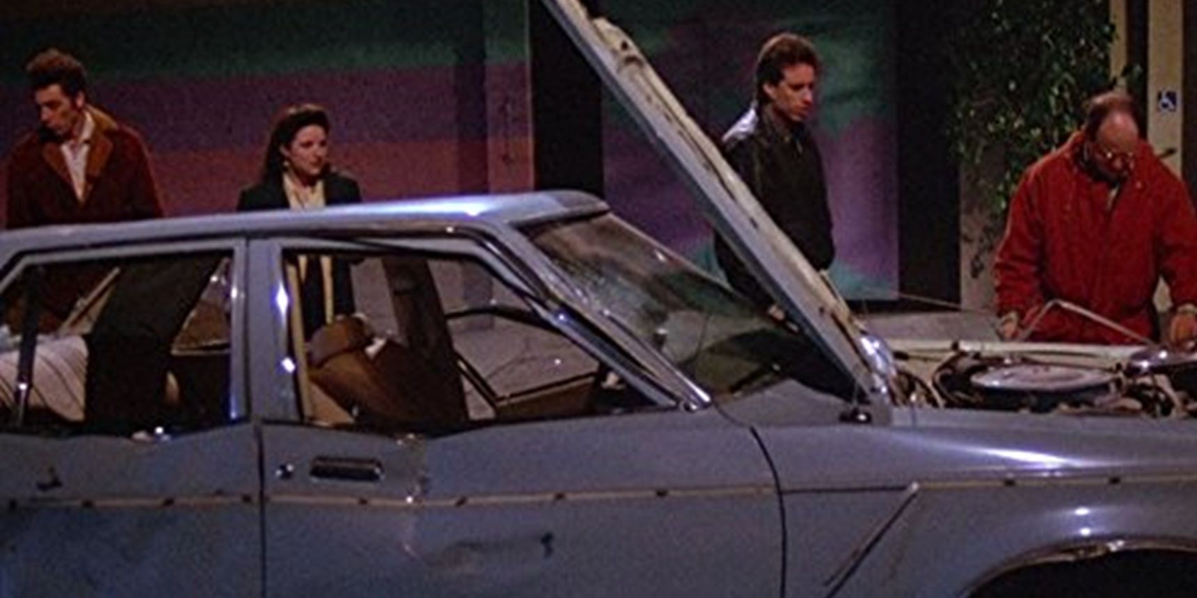 George finds his car trashed in Seinfeld