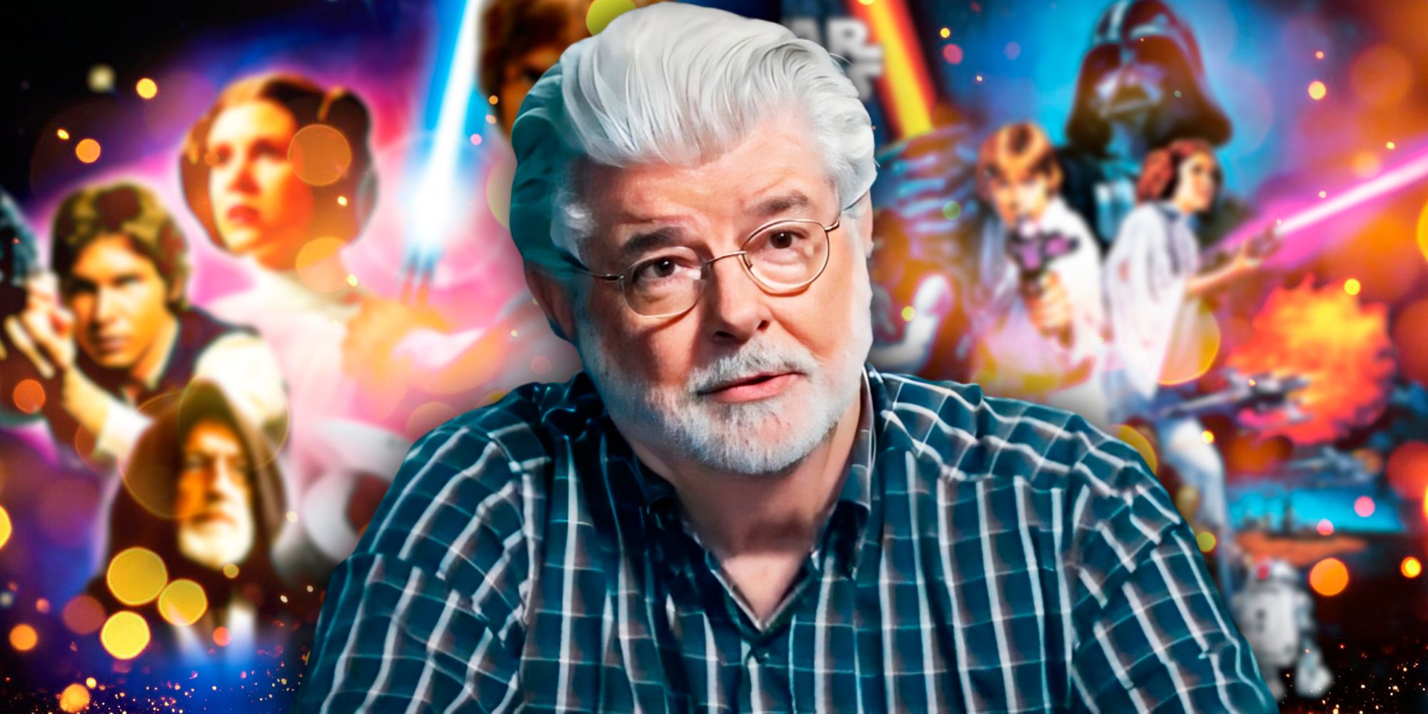 George Lucas with A New Hope imagery v3