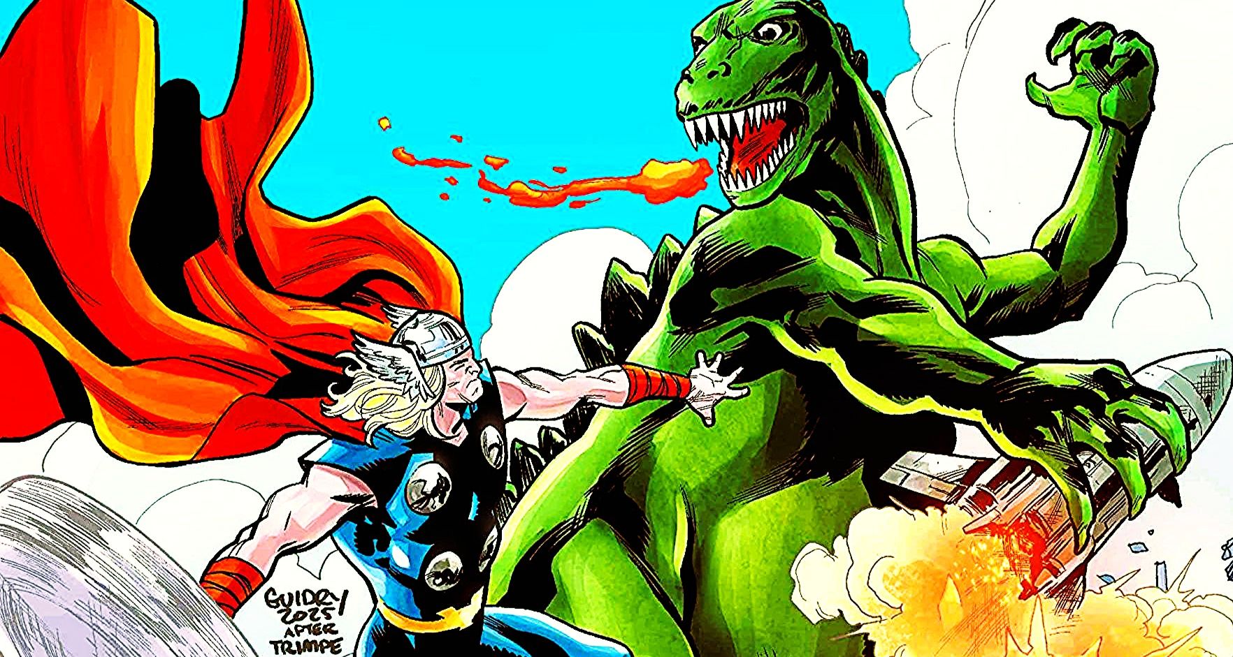 Godzilla v thor