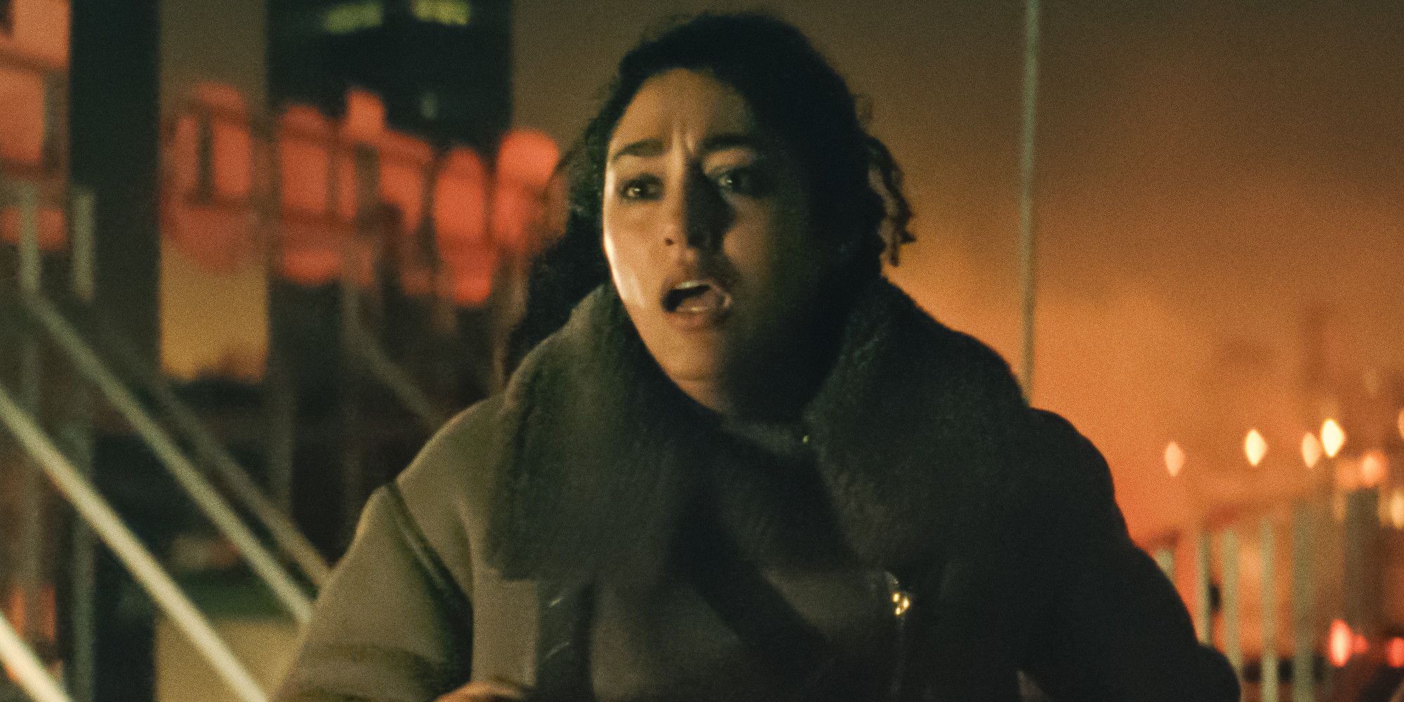 Golshifteh Farahani running in Hood Witch 