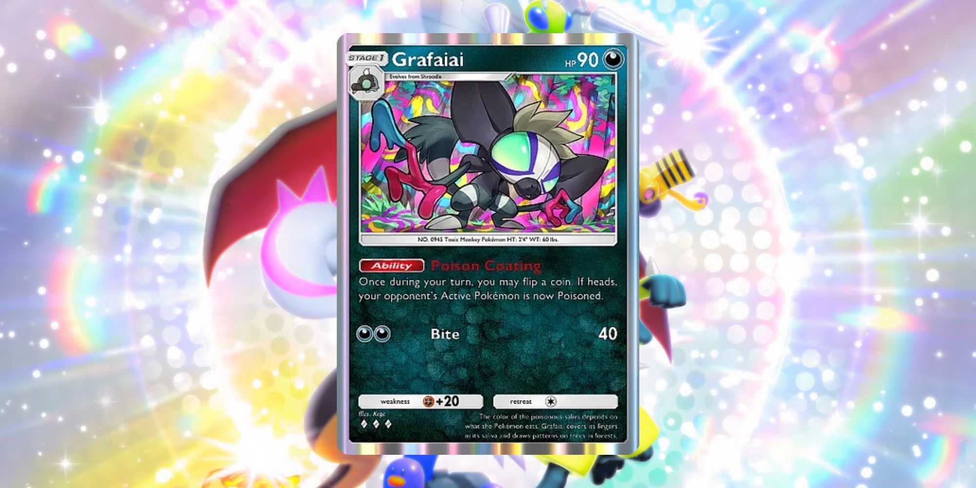 Grafaiai card from Pokemon TCG Pocket Shining Revelry set