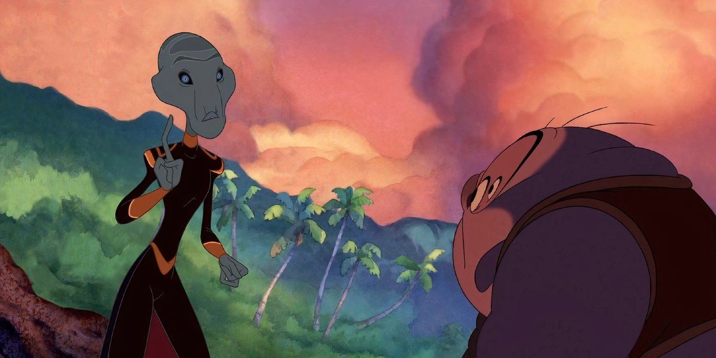 Grand Councilwoman and Jumba in Lilo & Stitch