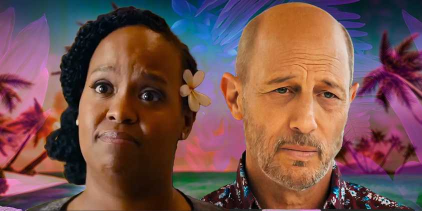 Greg and Belinda in The White Lotus season 3