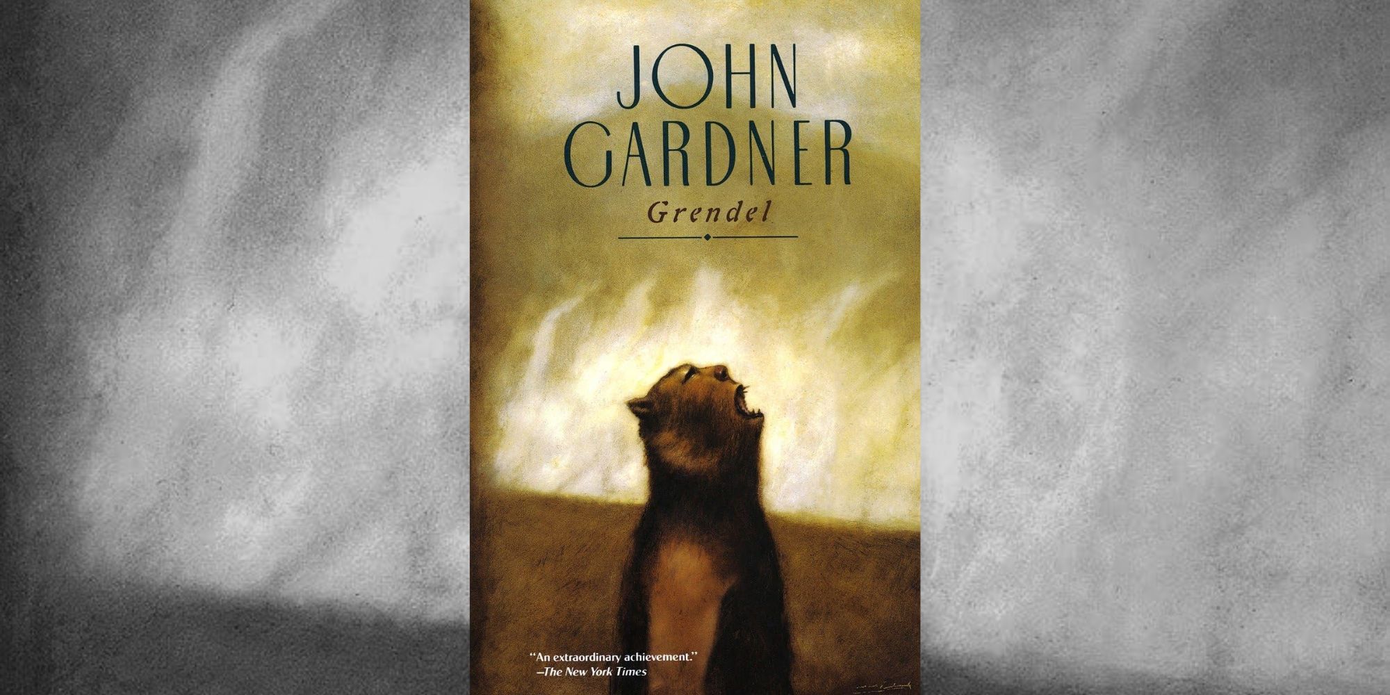 The cover of John Gardner&rsquo;s Grendel