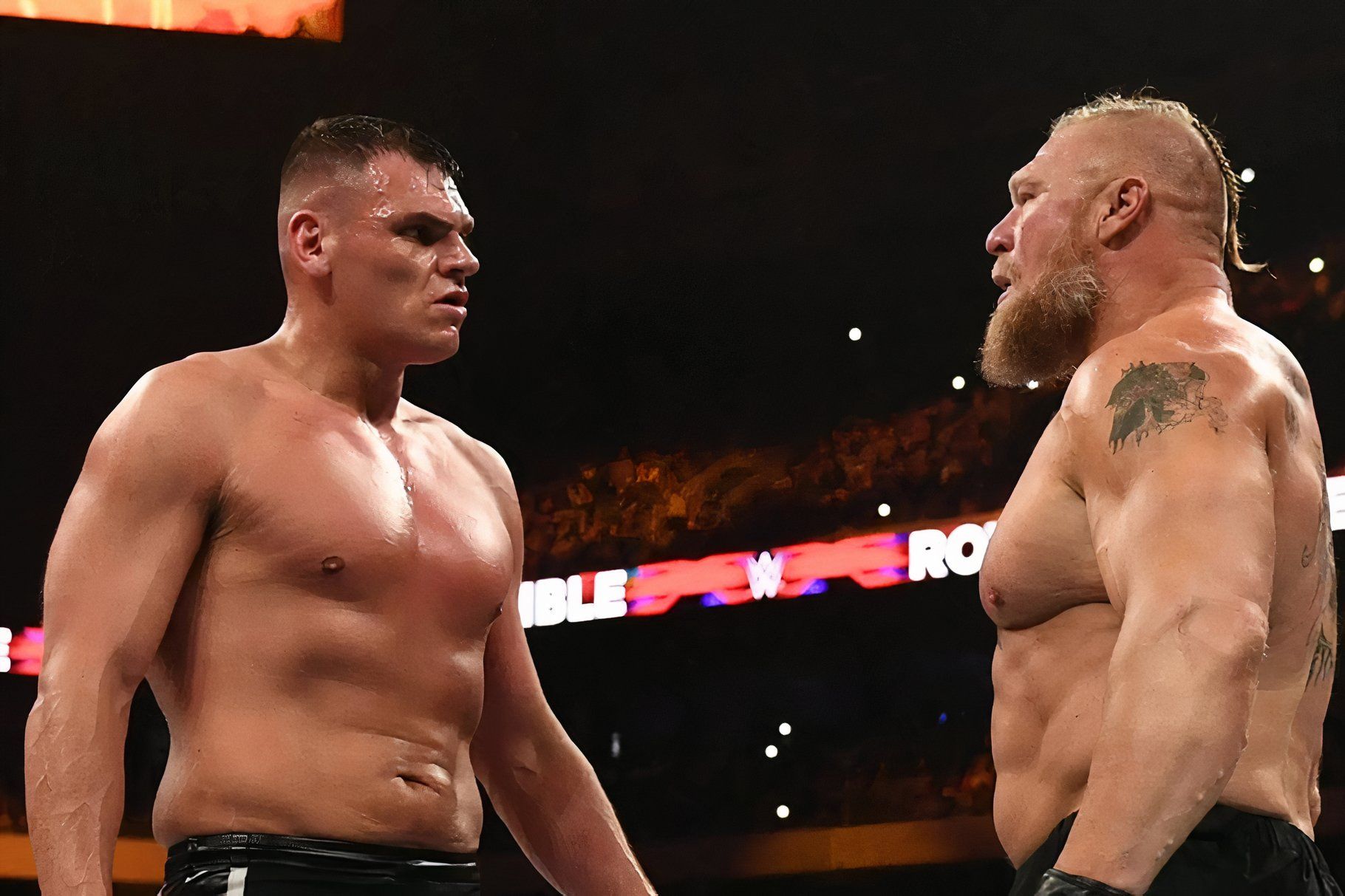 Gunther and Brock Lesnar