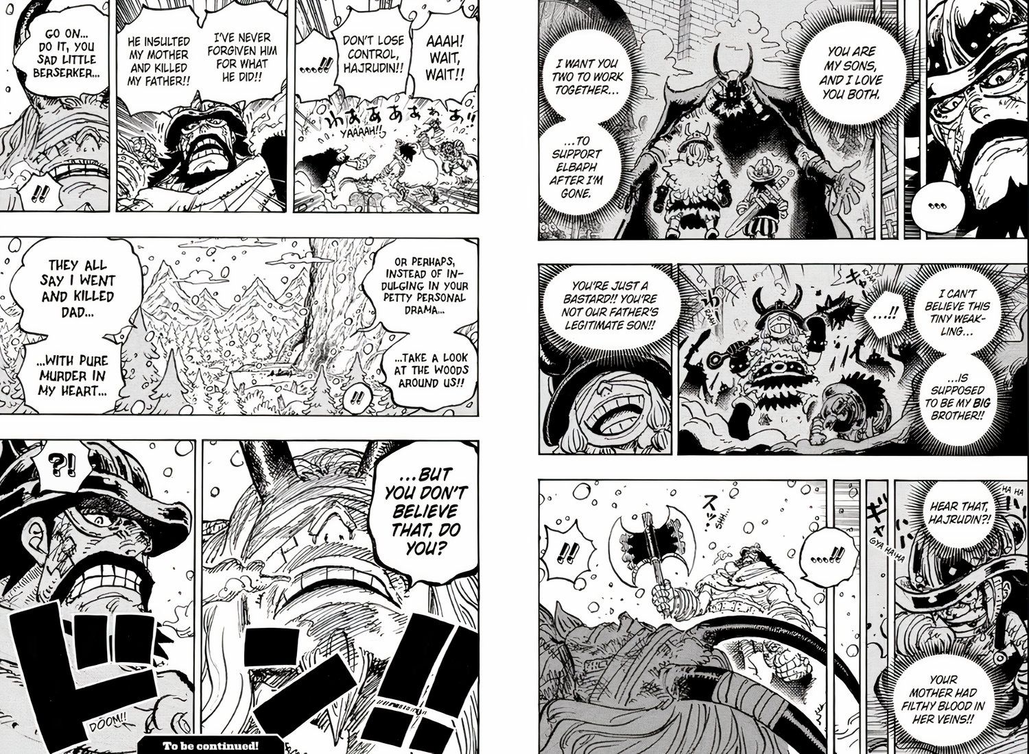 Hajrdudin attempting to kill Loki as the latter talks about their father&rsquo;s death