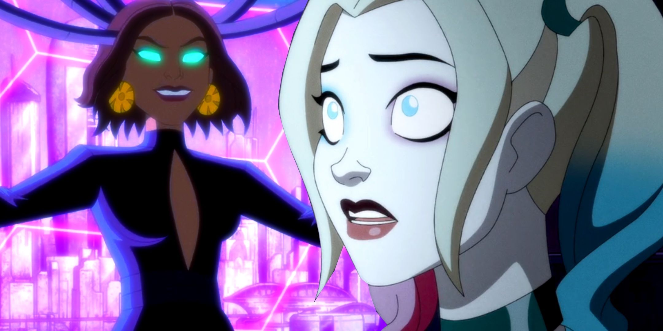 harley and lena luthor in harley quinn season 5 episode 9 custom dc image