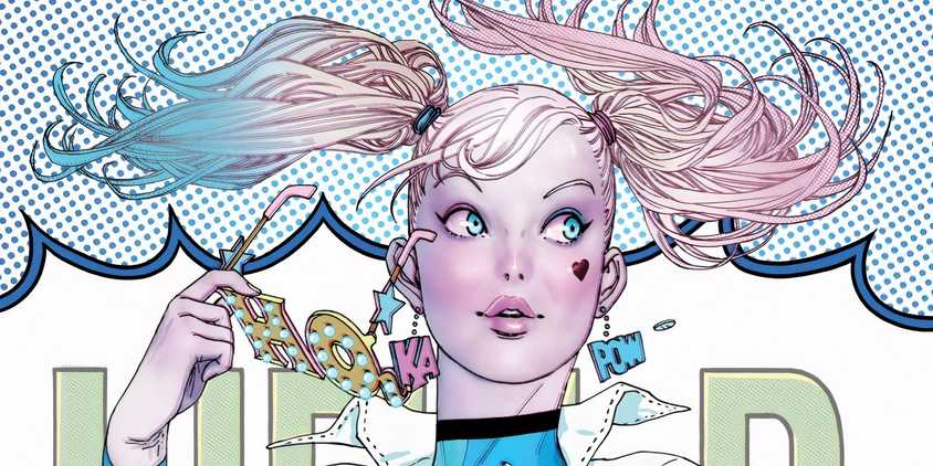 Harley Quinn #51 superman costume cover feature