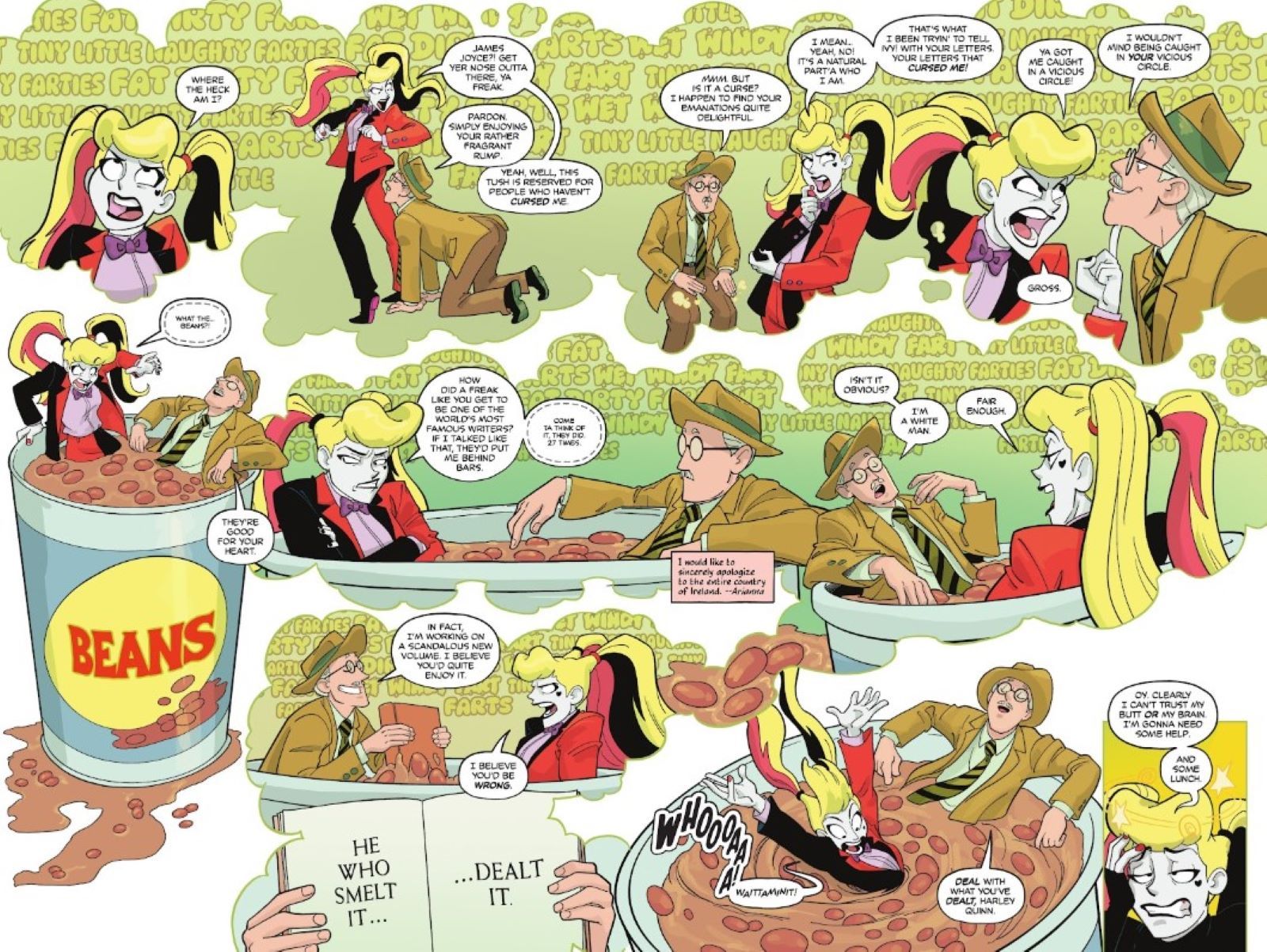 Harley Quinn Fartacular #1 montage