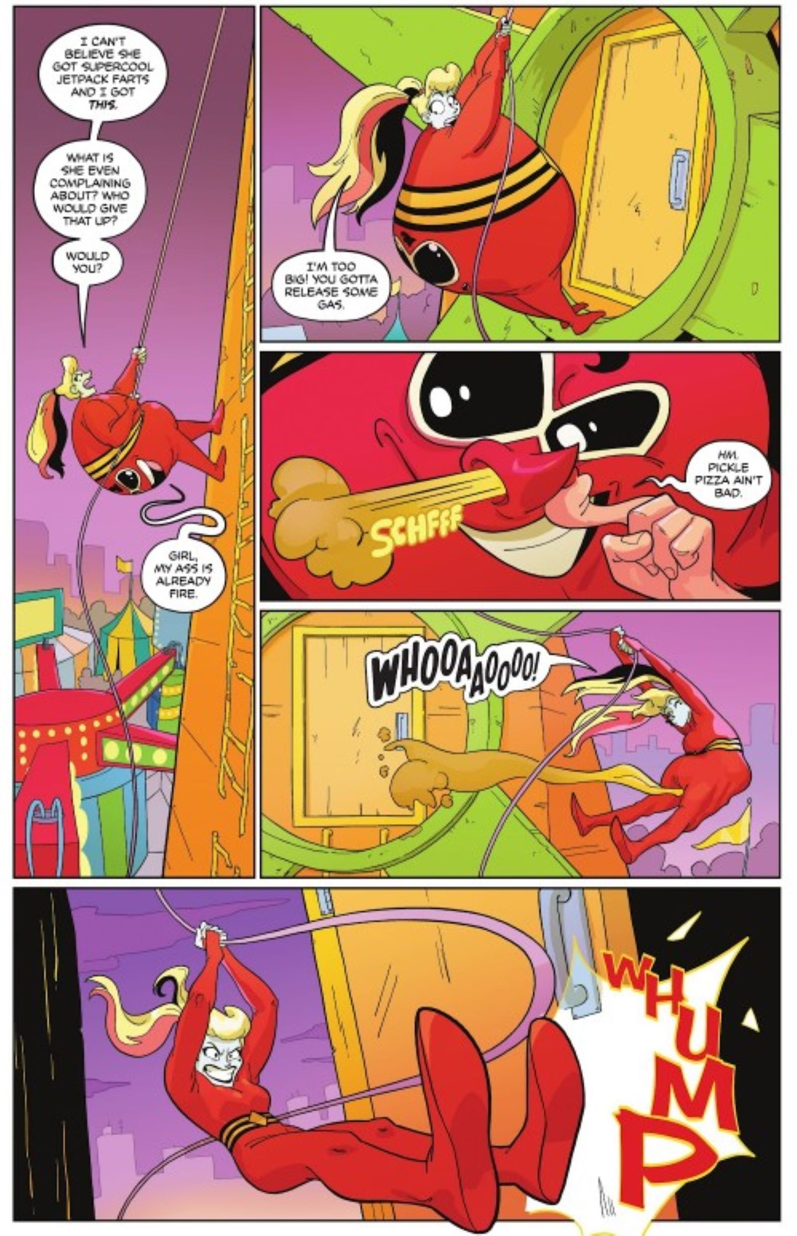 Harley Quinn Fartacular #1 plastic man 4